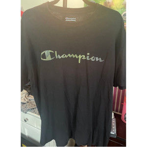 Champion Camo Logo Shirt Size XL